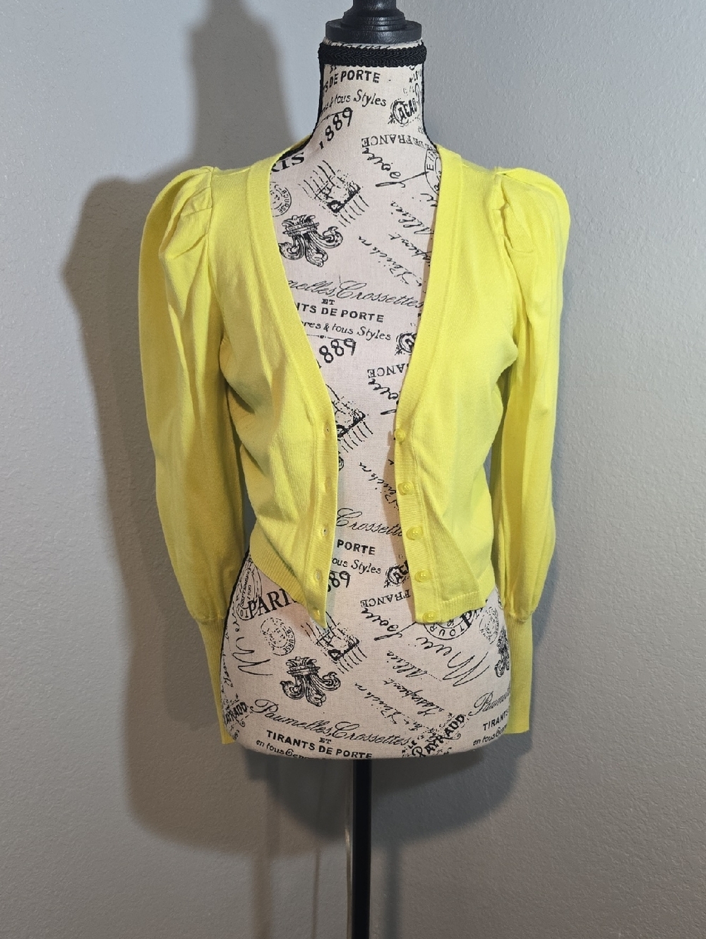 525 America Neon Yellow Knit Top